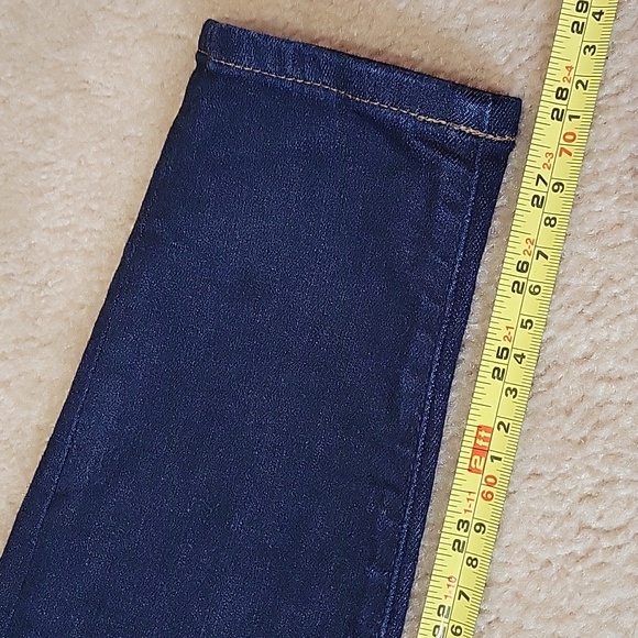 Loft Midrise Skinny Dark Wash Jeans US 27 - Picture 9 of 13